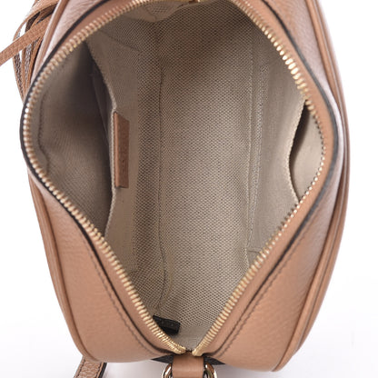 Gucci Pebbled Calfskin Small Soho Disco Bag Rose Beige 7 of 12