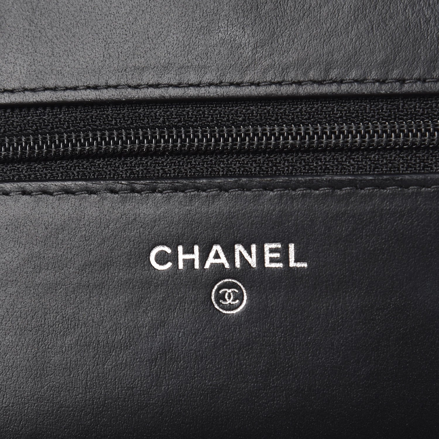 Chanel Calfskin Quilted Boy Wallet On Chain WOC Black 6 of 9