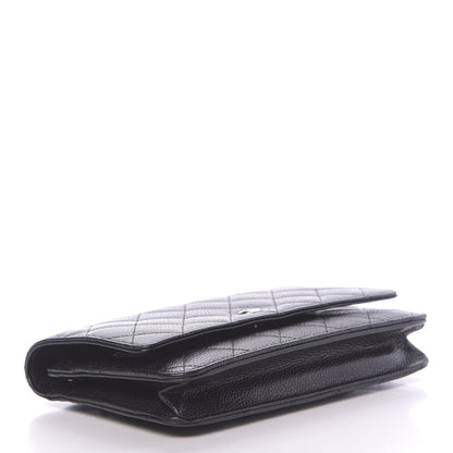 Chanel Caviar Quilted Wallet On Chain WOC Black 4 of 13