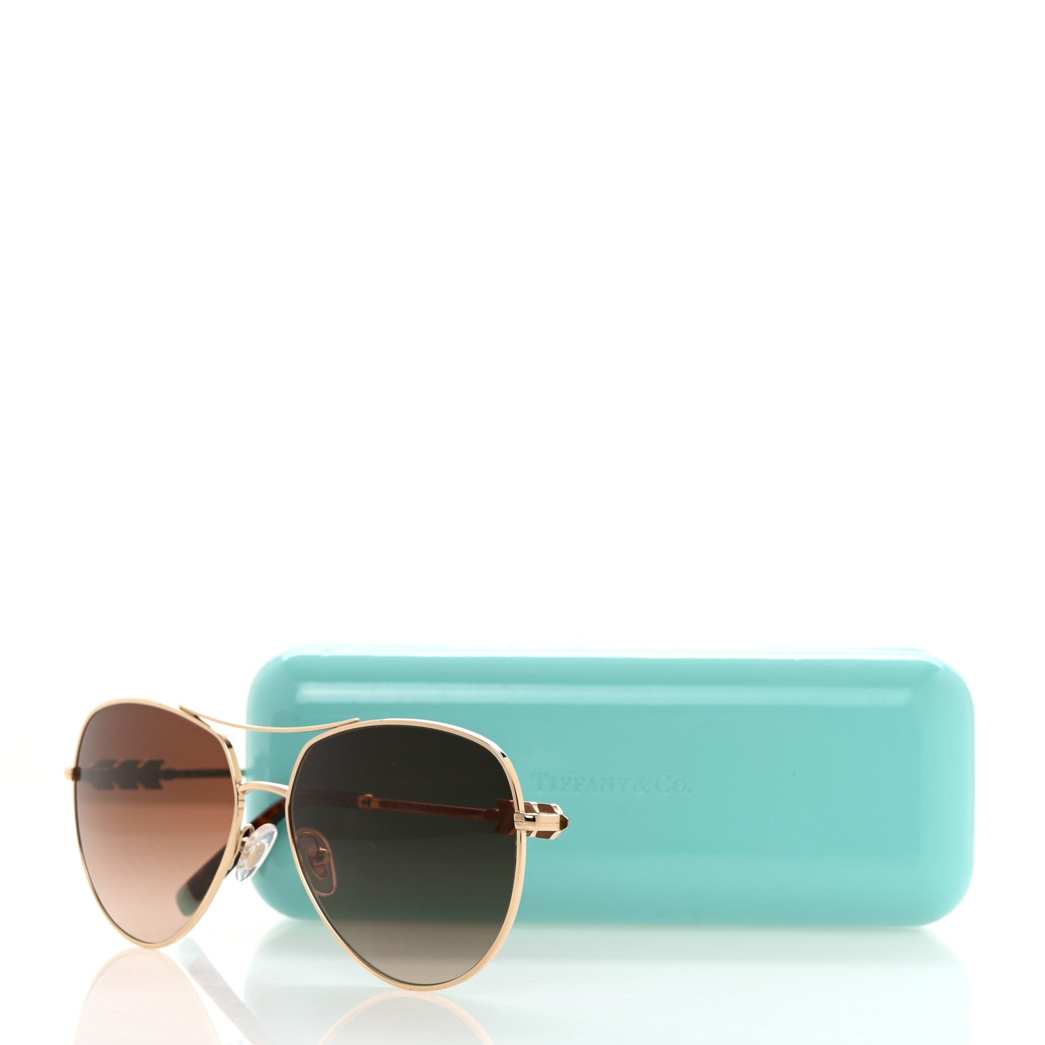Tiffany Crystal TF3083B Sunglasses Gold 10 of 10