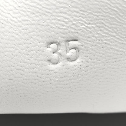 Hermes Perforated Calfskin Cross Sneakers 35 White 6 of 9
