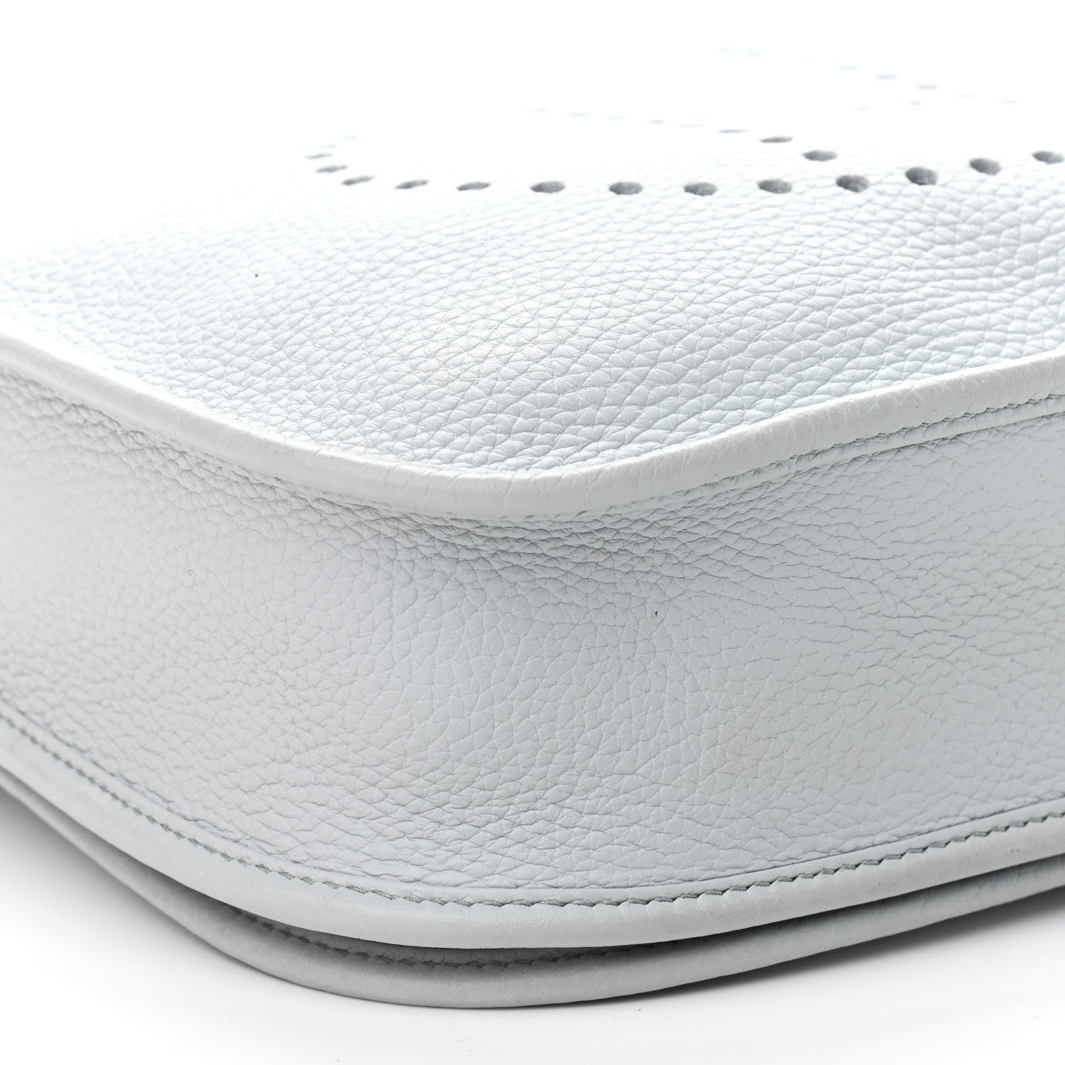 Hermes Taurillon Clemence Evelyne III PM Bleu Pale 9 of 14
