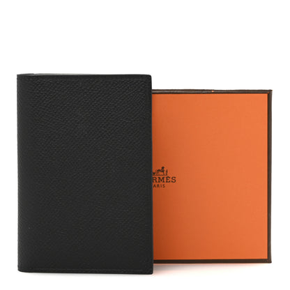 Hermes Epsom MC2 Euclide Card Holder Case Black 9 of 9