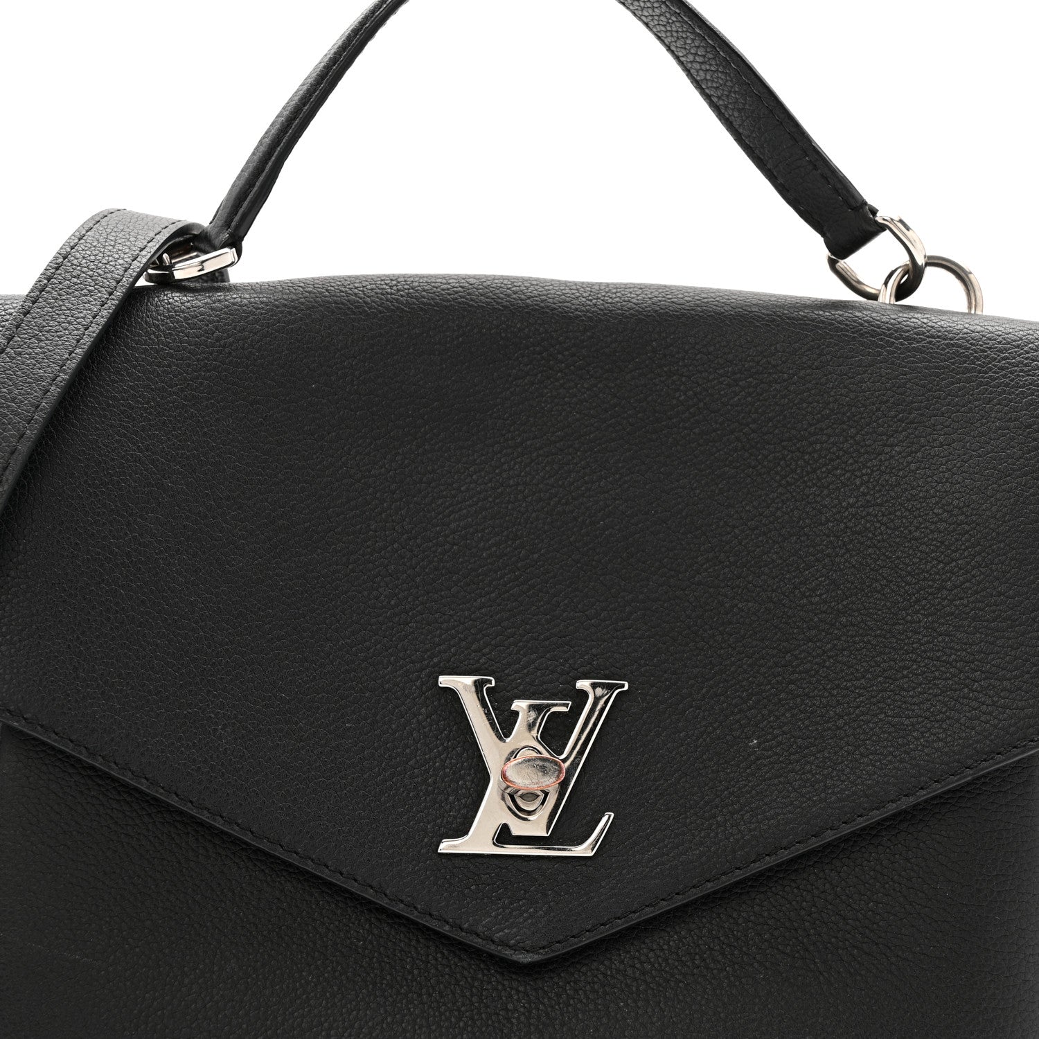 Louis Vuitton Soft Calfskin My Lockme Top Handle Black 9 of 18