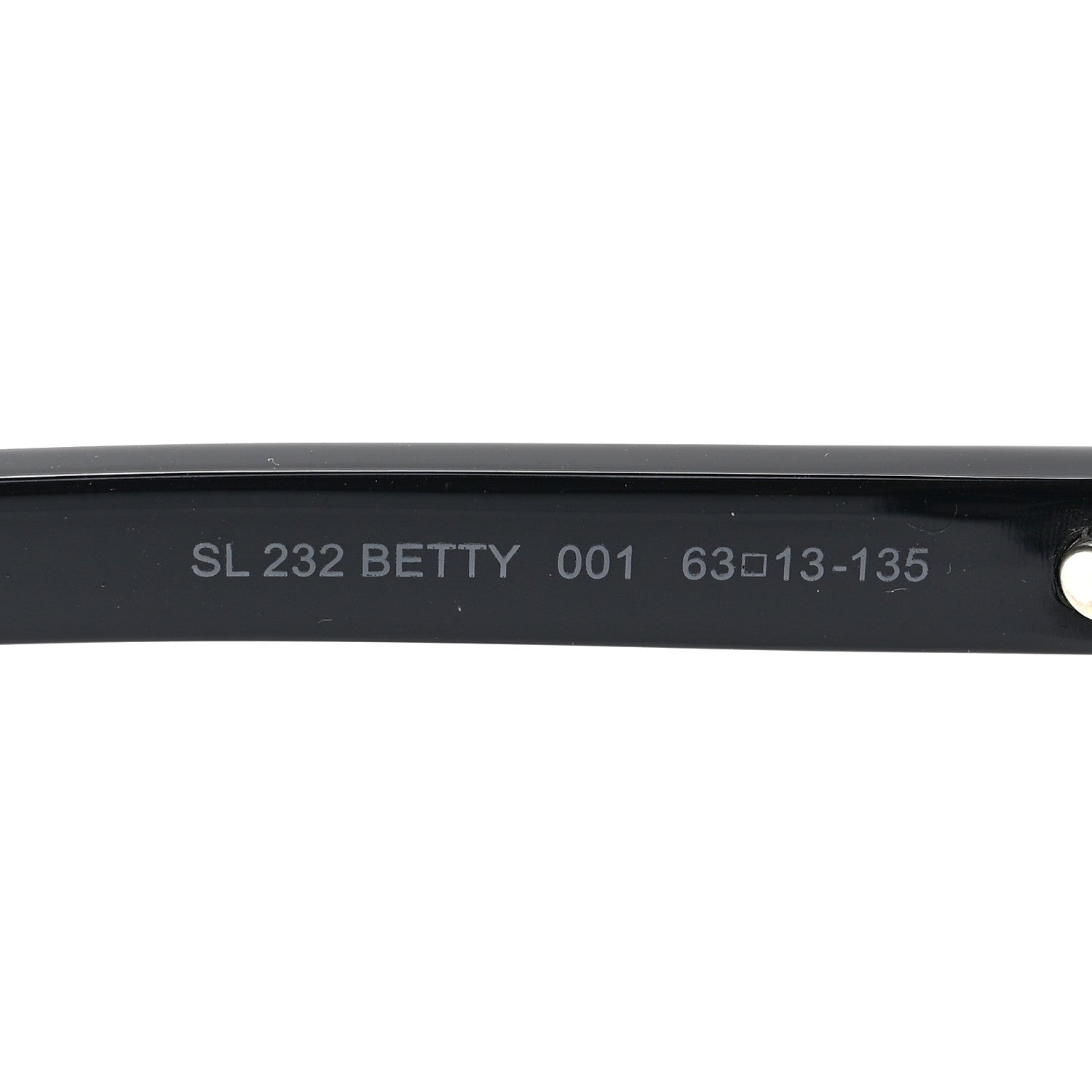 Saint Laurent Betty SL232 Sunglasses Black 6 of 6