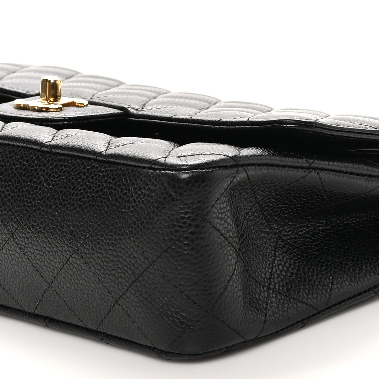 Chanel Caviar Quilted Medium Double Flap Black 9 of 10