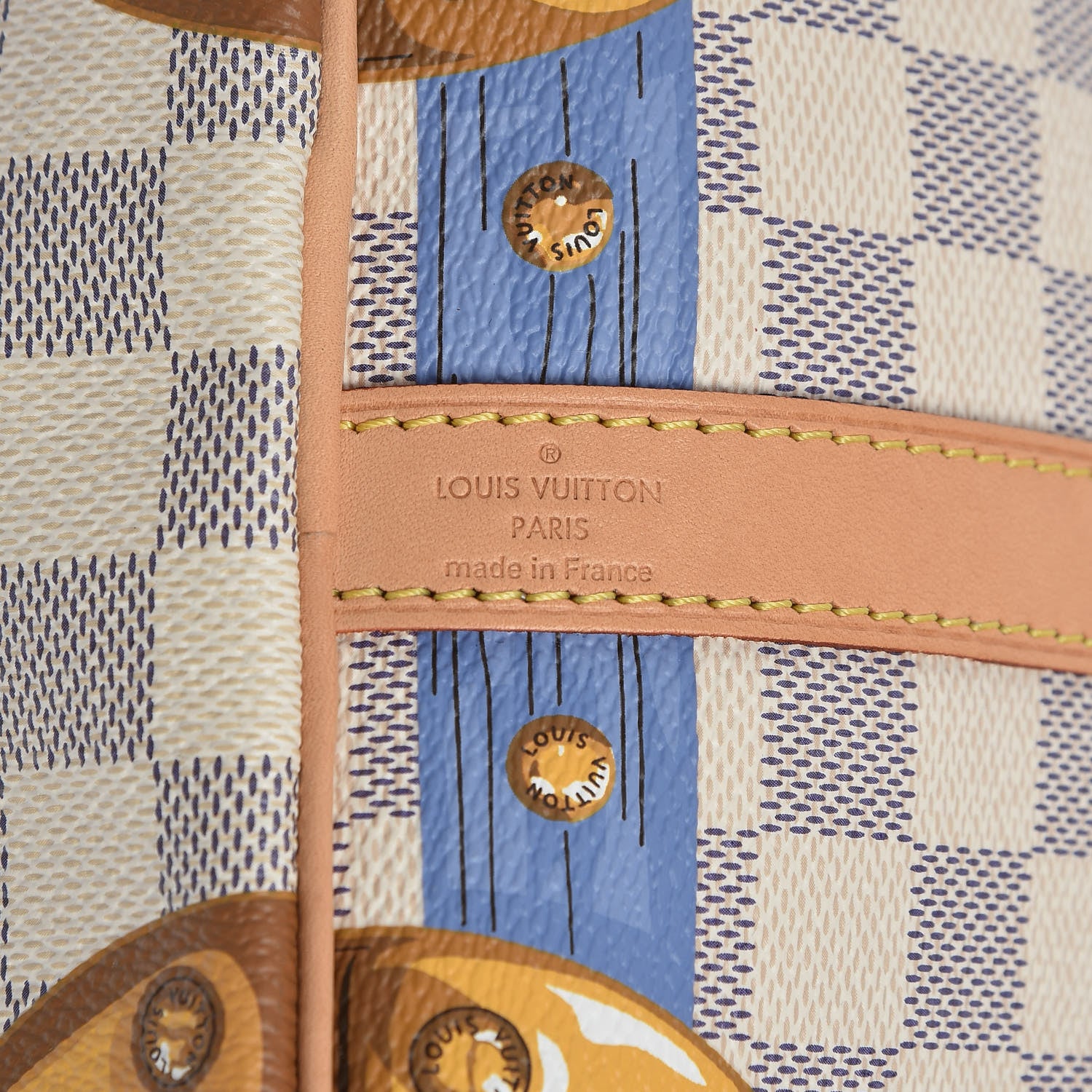 Louis Vuitton Damier Azur Summer Trunks Speedy Bandouliere 30 6 of 12
