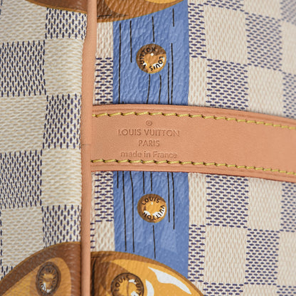 Louis Vuitton Damier Azur Summer Trunks Speedy Bandouliere 30 6 of 12
