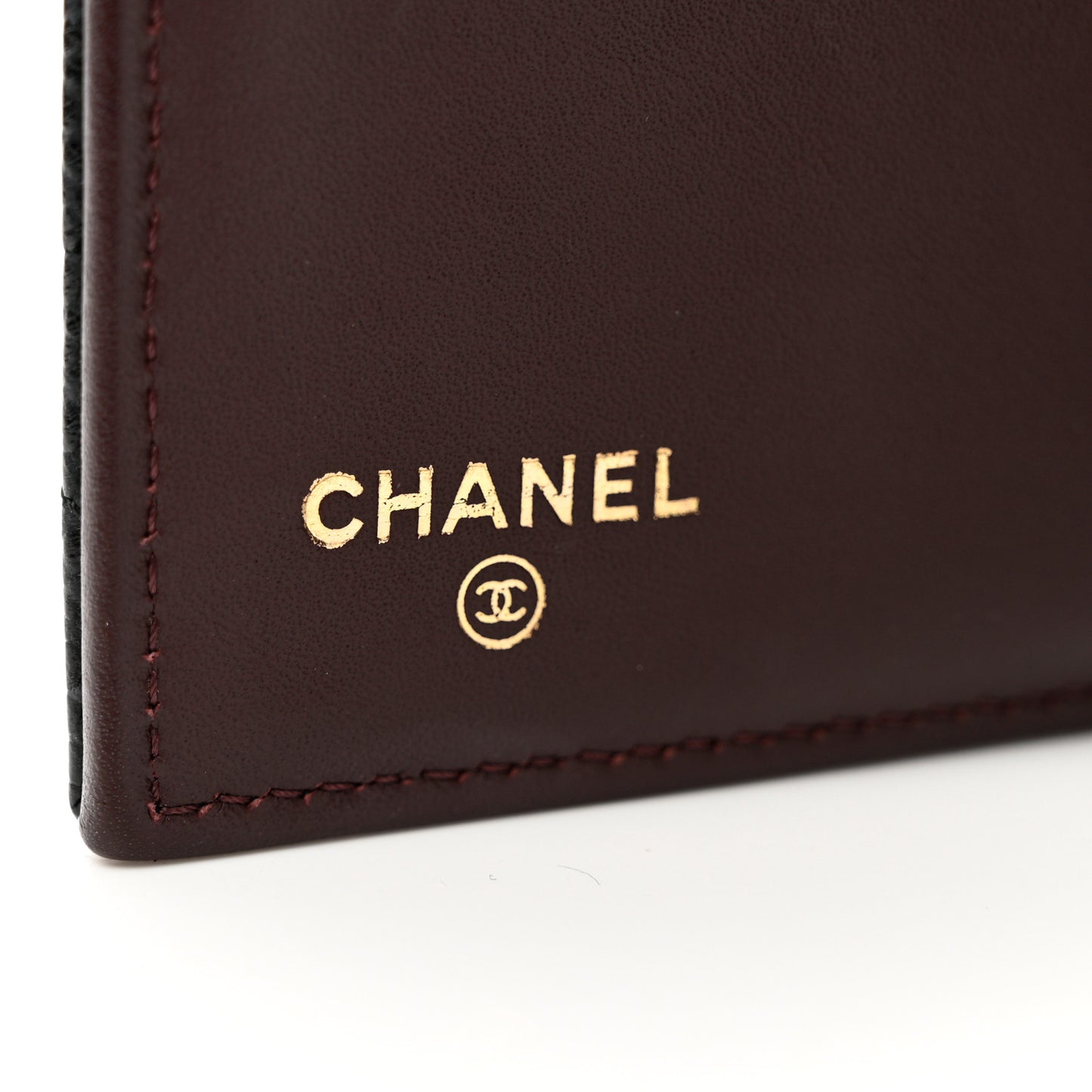 Caviar Quilted Long Flap Wallet Black
