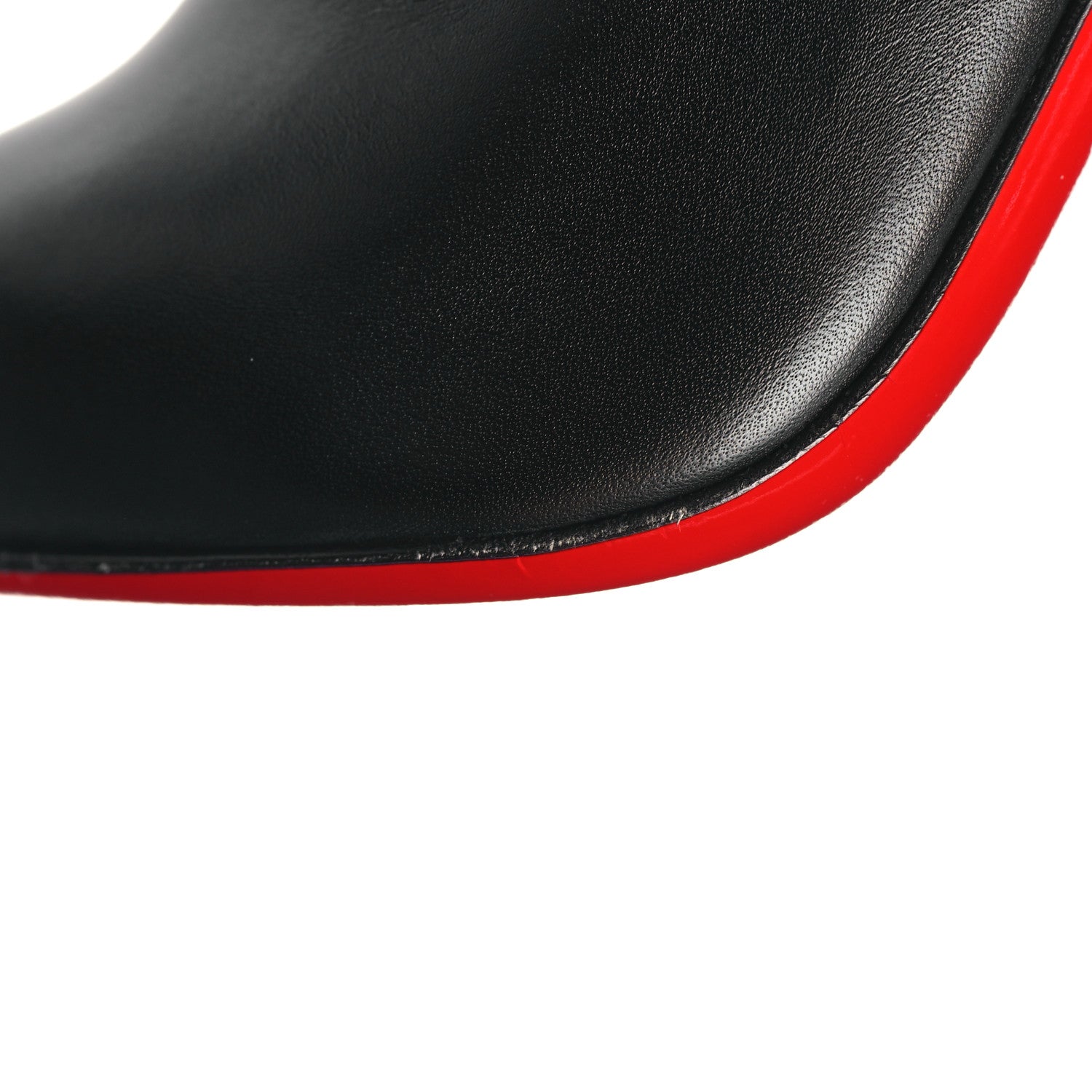 Christian Louboutin Calfskin Astrilarge 95 Knee Boots 40 Black 7 of 8