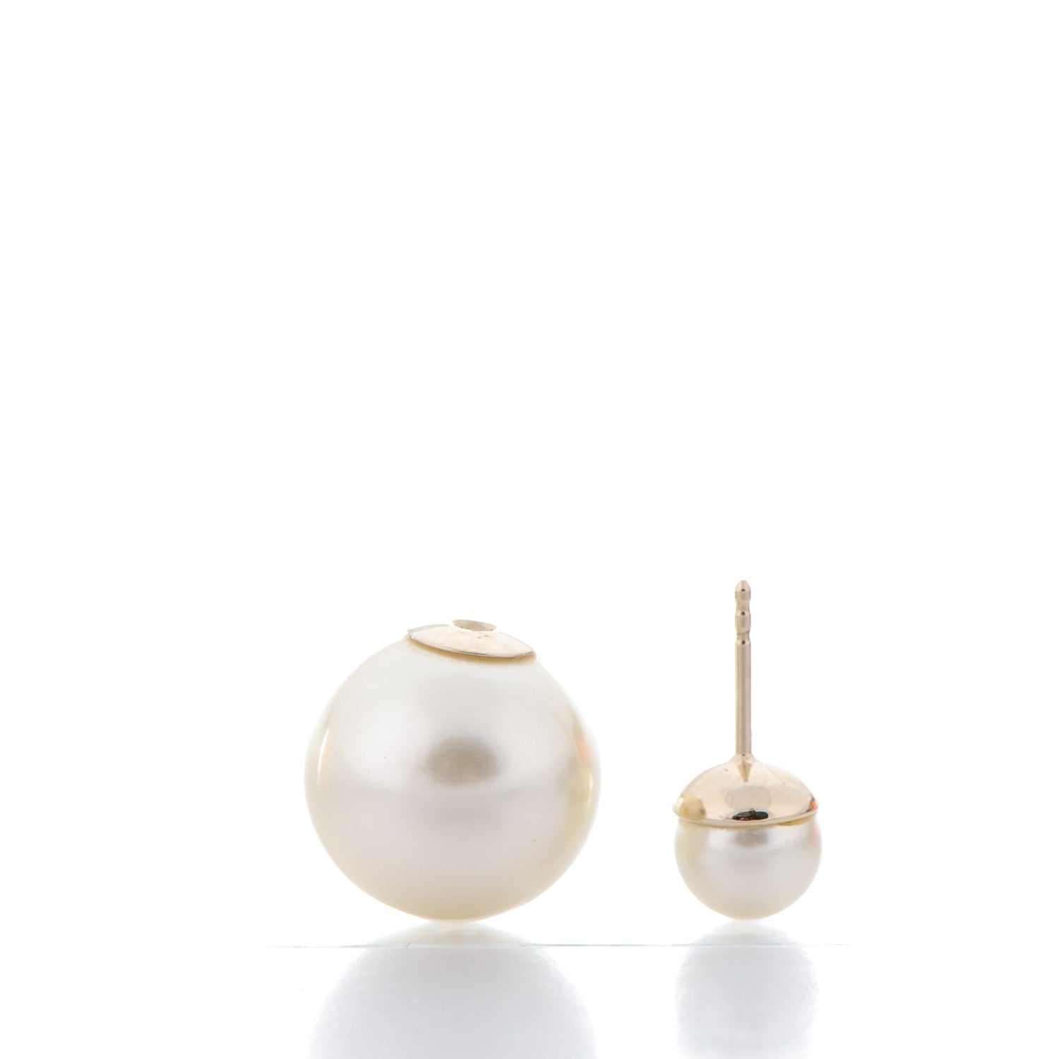 Christian Dior Pearl Mise En Dior Tribal Earrings 3 of 6