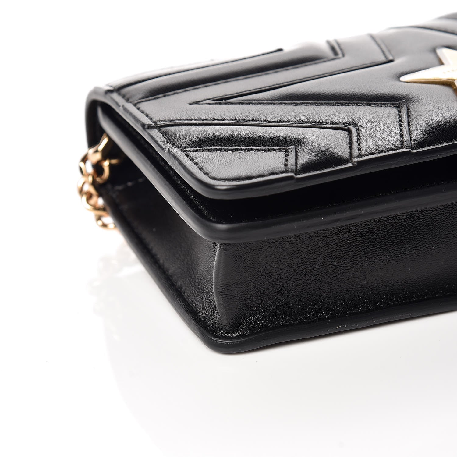 Stella McCartney Alter Nappa Star Small Flap Shoulder Bag Black 5 of 9