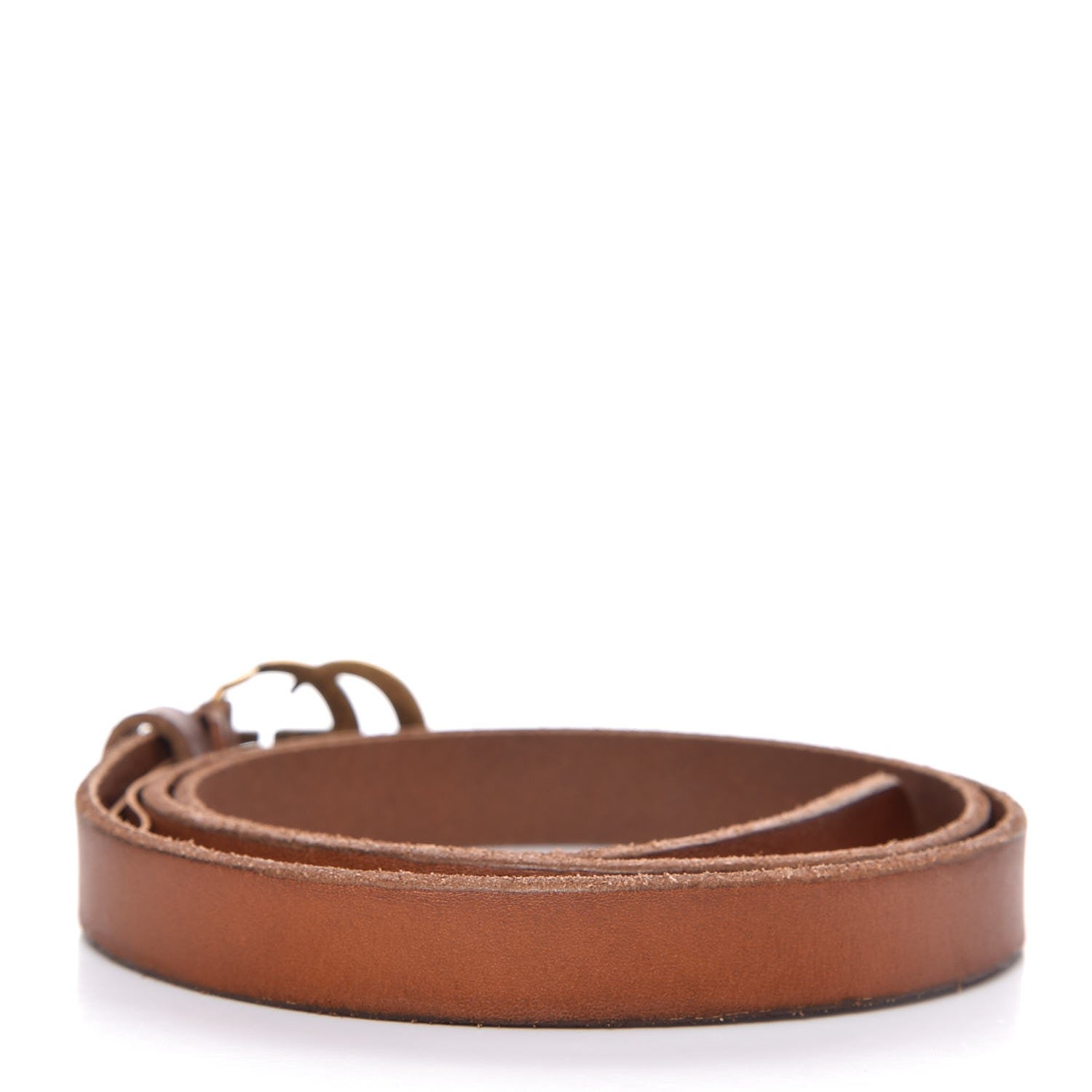 Gucci Faded Calfskin Double G 20mm Belt 95 38 Cuir 5 of 6