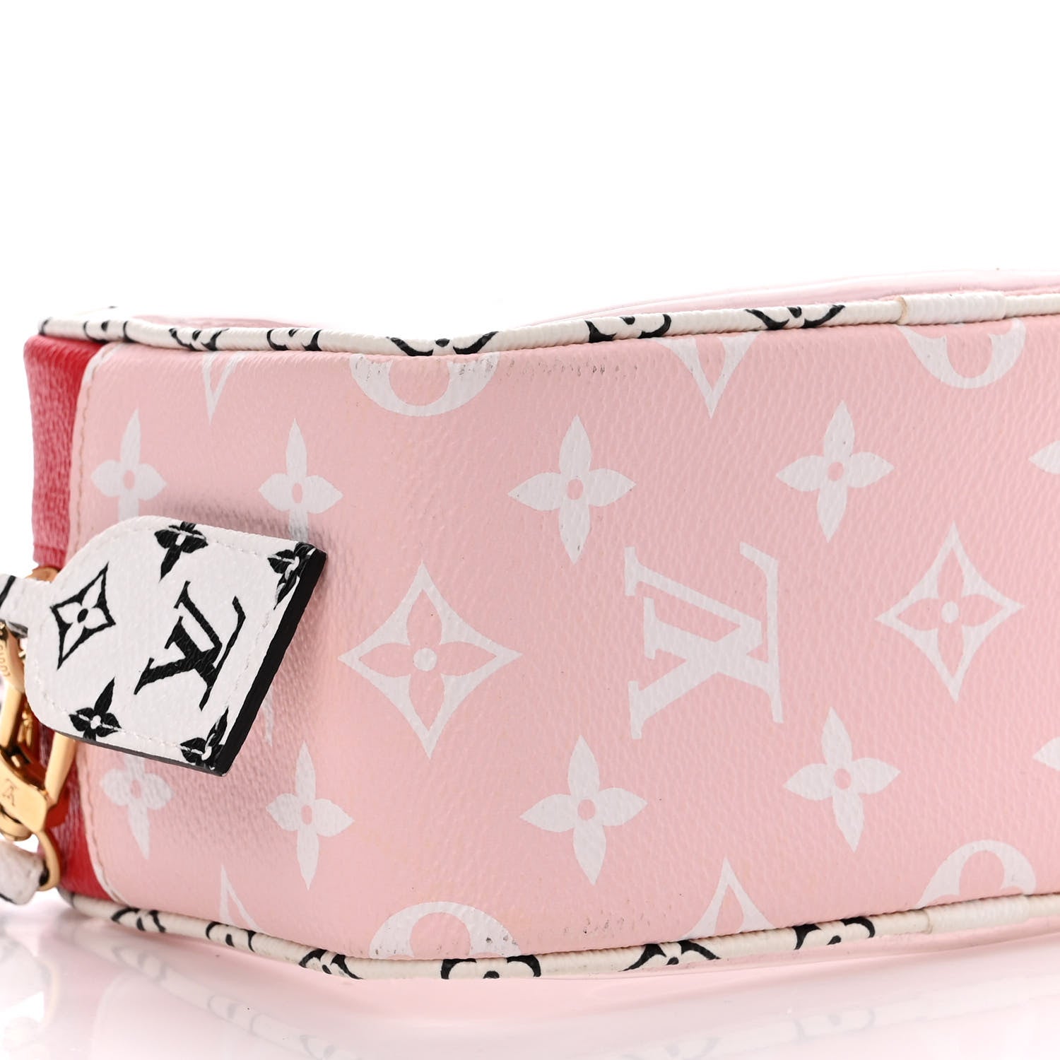 Louis Vuitton Monogram Giant Beach Pouch Rouge 8 of 9