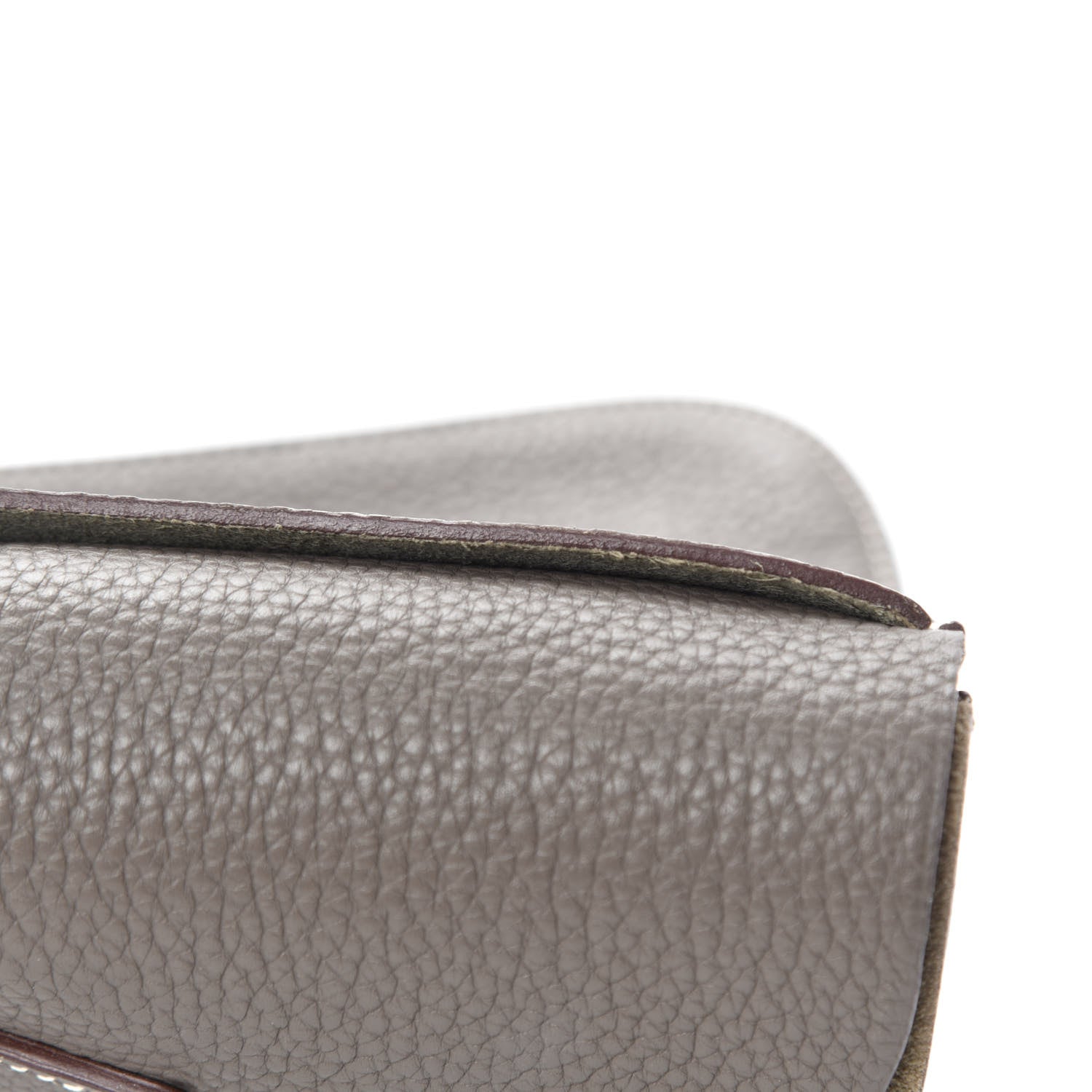 Hermes Taurillon Clemence Halzan 31 GM Etain 12 of 18