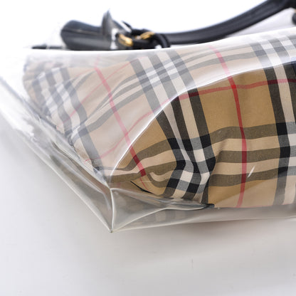 Burberry Plastic Medium Shopper Antique Yellow Black 7 of 11