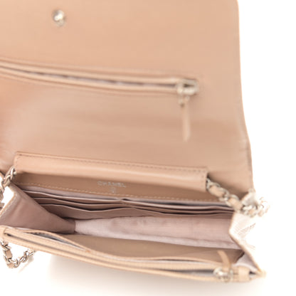 Chanel Nylon Travel Wallet On Chain WOC Beige 5 of 18