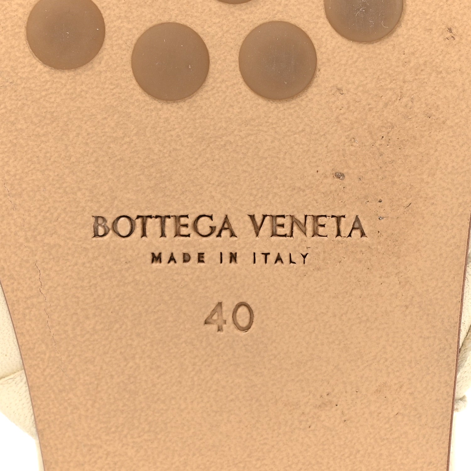 Bottega Veneta Nappa Twisted Intrecciato Blink Flat Mule Sandals 40 Sea Salt 7 of 9