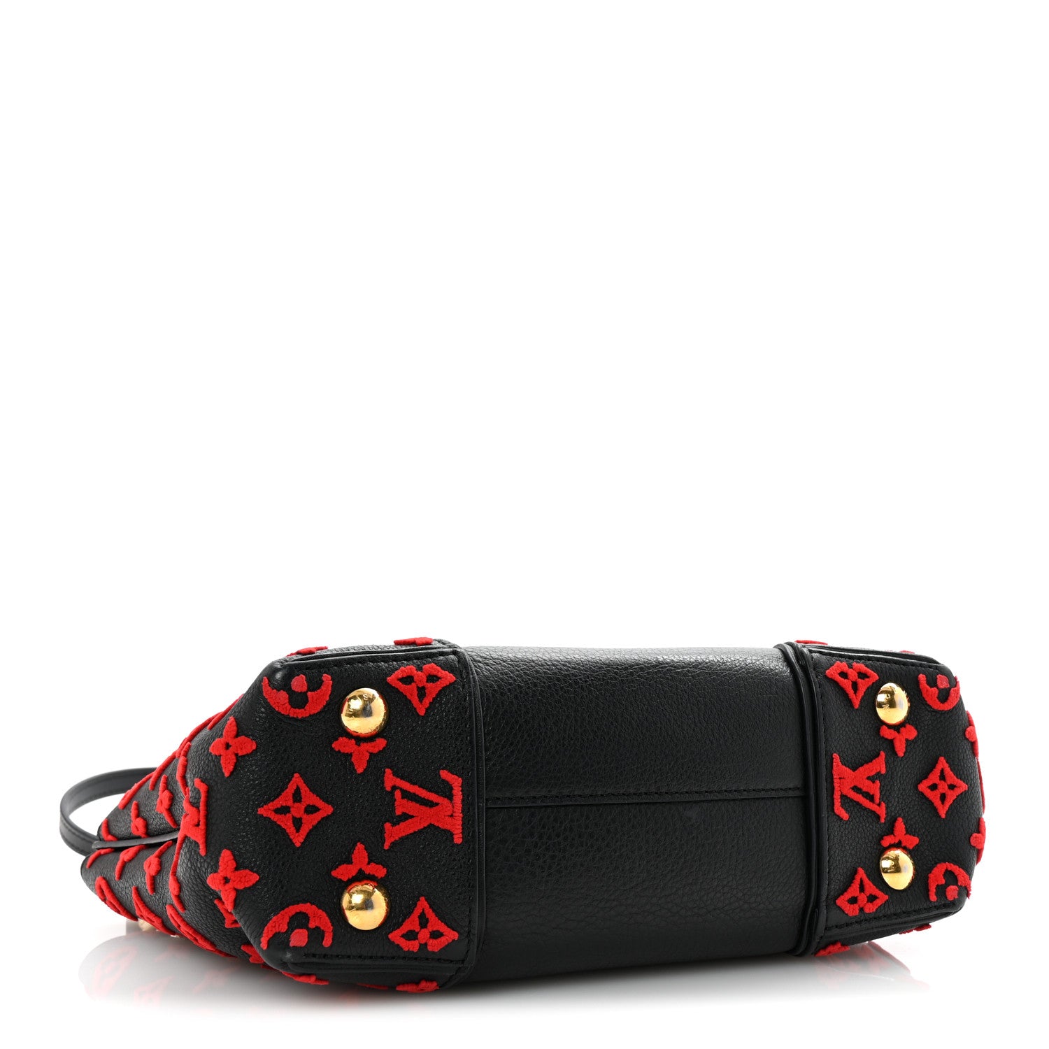 Louis Vuitton Veau Cachemire Tote W BB Black 4 of 9