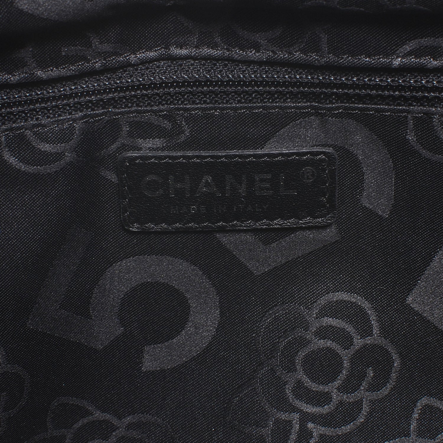 Chanel Lambskin Vertical Quilted Large Mademoiselle Tote Black 7 of 8
