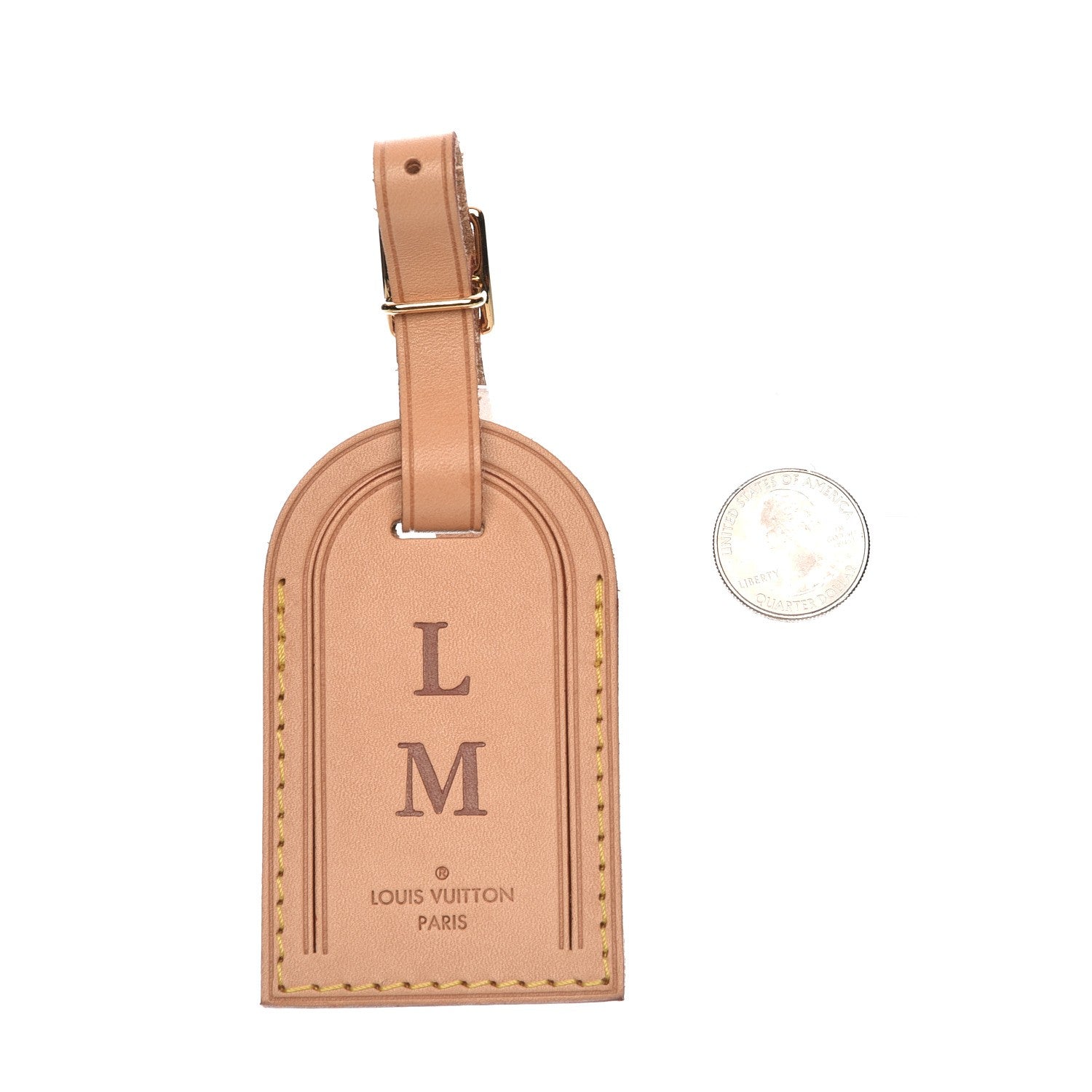Louis Vuitton Vachetta Luggage Tag 2 of 4