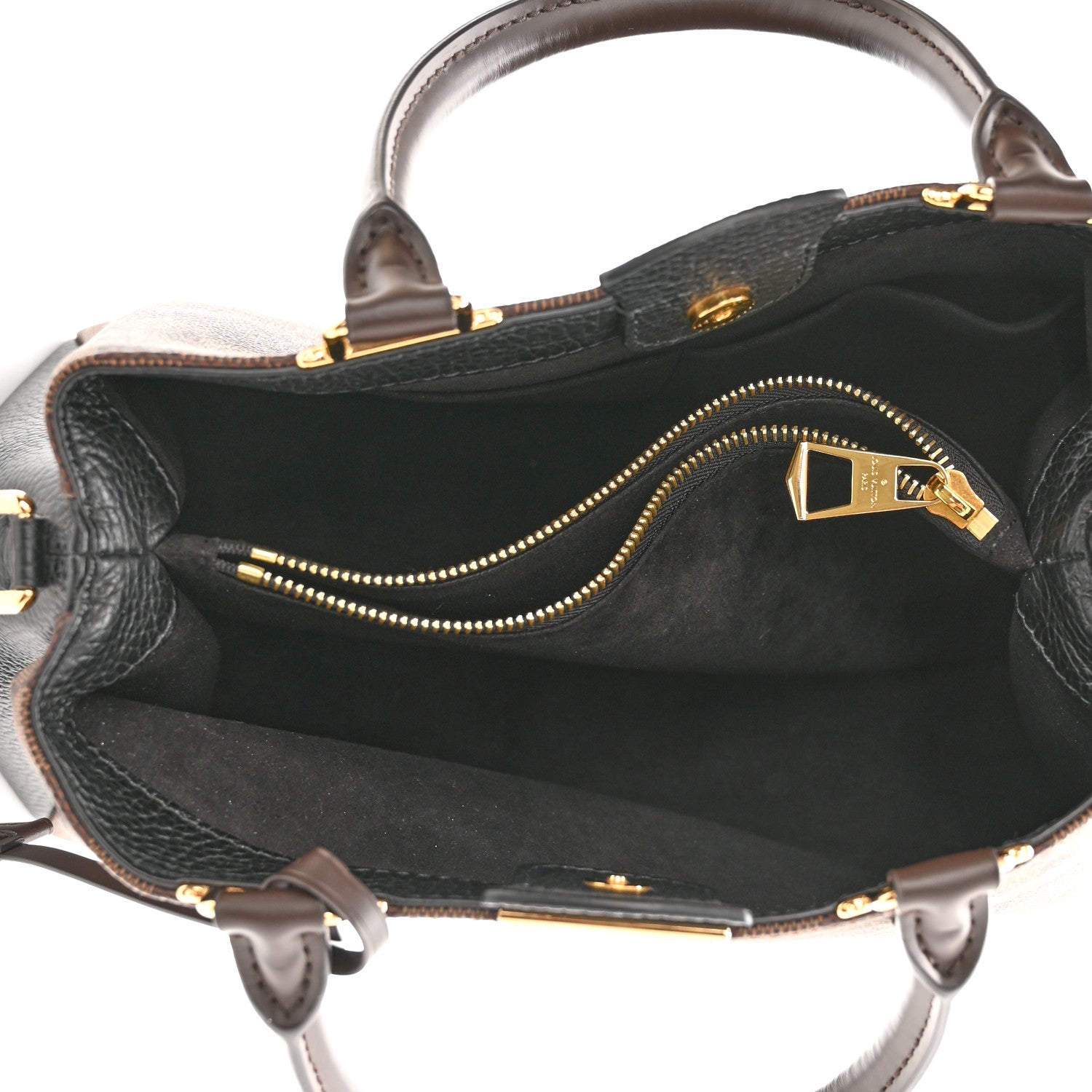 Louis Vuitton Damier Ebene Cuir Taurillon Brittany Black 5 of 12