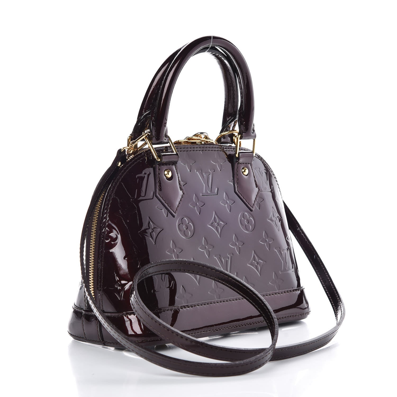 Louis Vuitton Vernis Alma BB Amarante 3 of 6