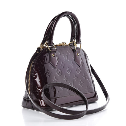 Louis Vuitton Vernis Alma BB Amarante 3 of 6