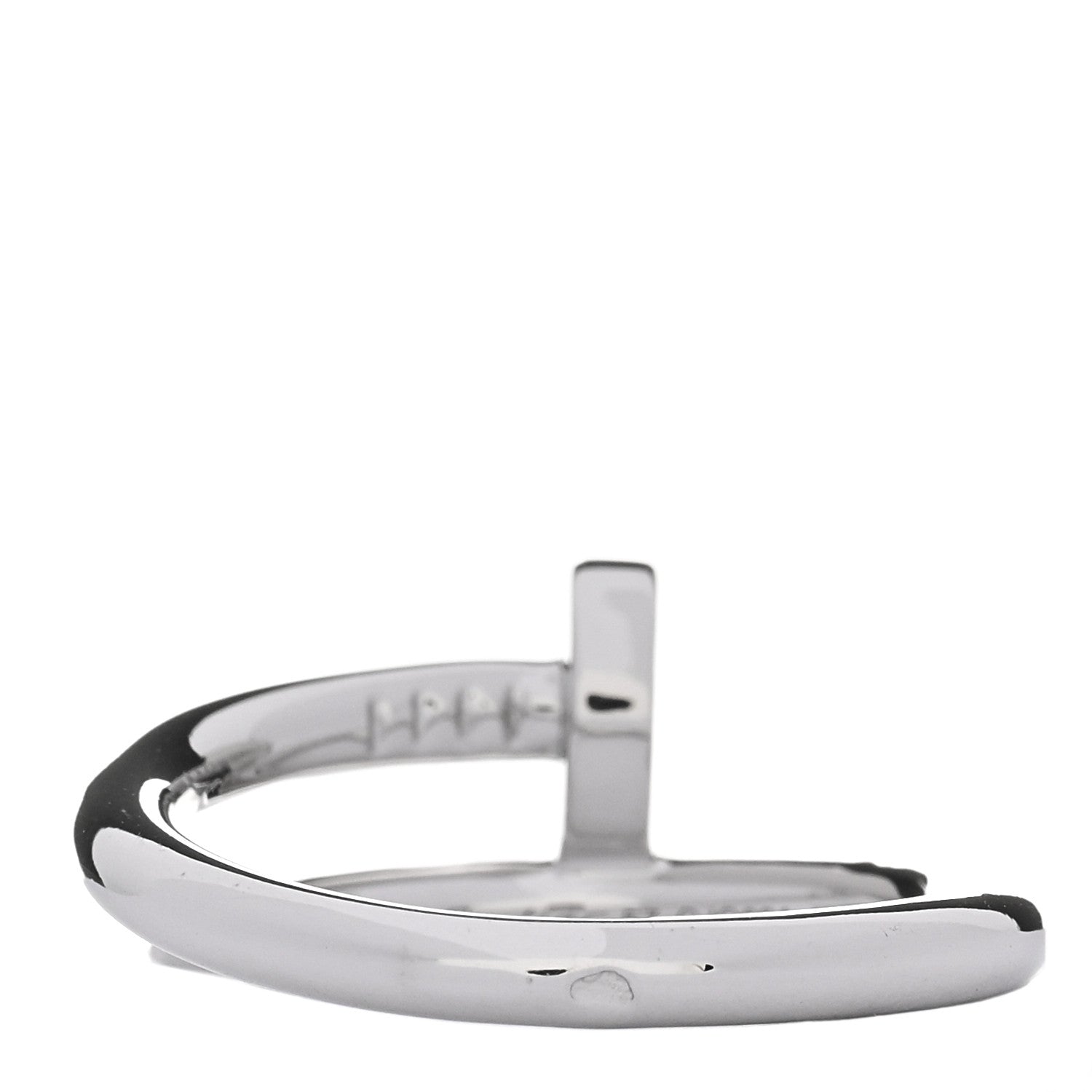 Cartier 18K White Gold Juste Un Clou Ring 57 8 3 of 5