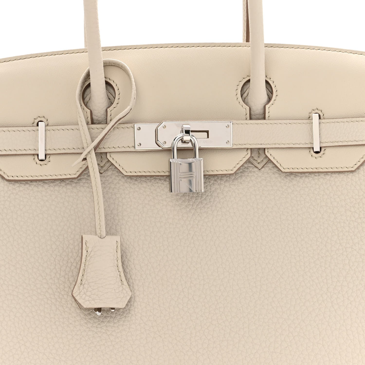 Hermes Togo Swift Canvas 3 in 1 Birkin 30 Craie 12 of 16