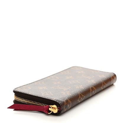 Louis Vuitton Monogram Clemence Wallet Fuchsia 4 of 7