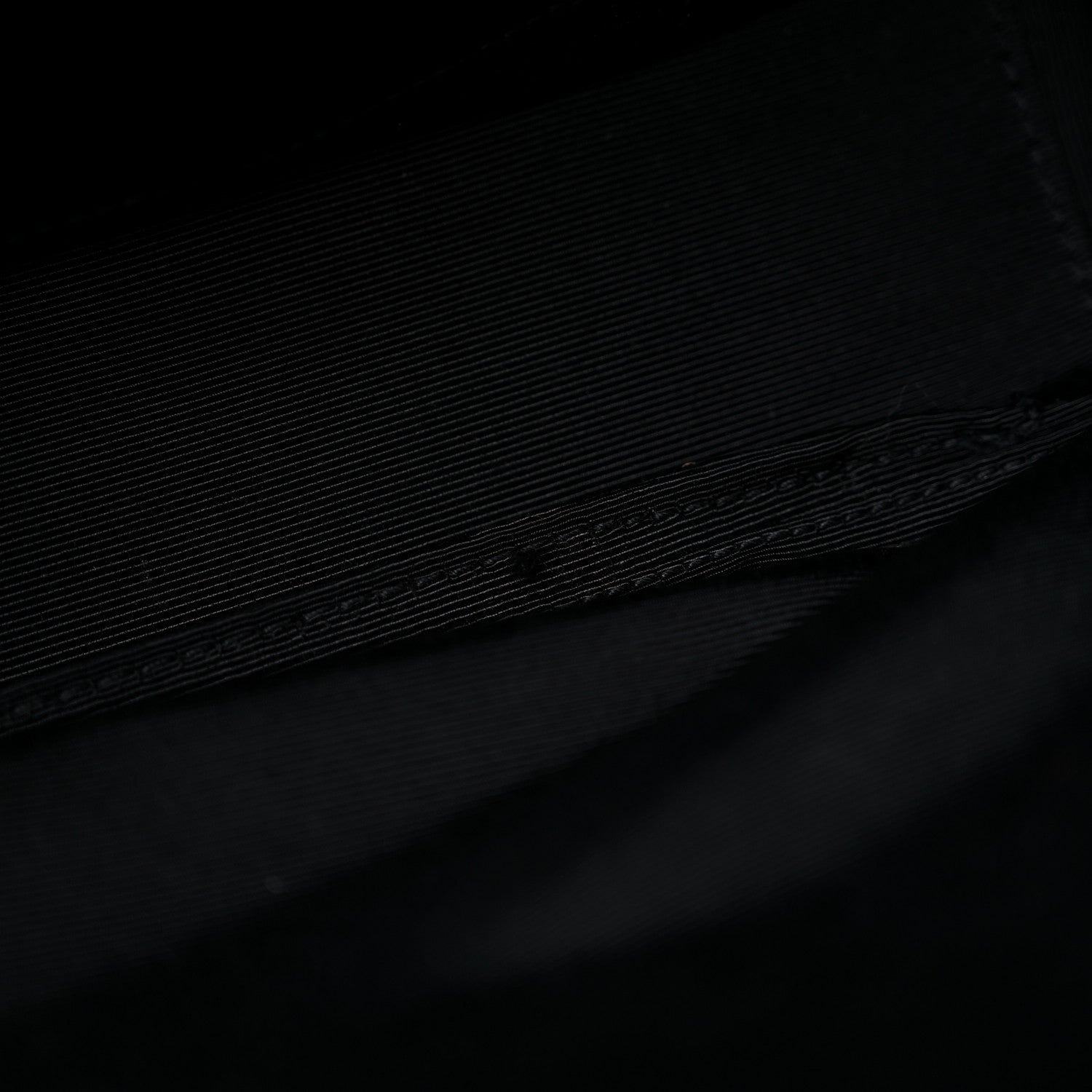 Saint Laurent Calfskin Patch Embellished Museum Flat Briefcase Black 10 of 16