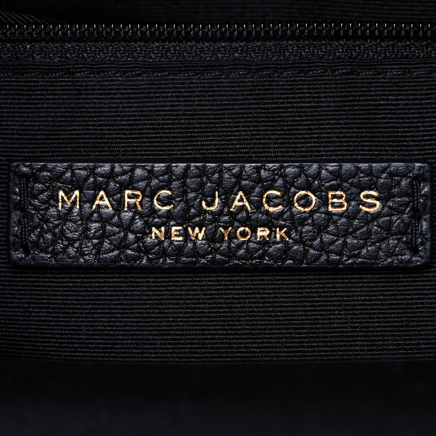 Marc Jacobs Pebbled Calfskin Varsity Backpack Black 5 of 11
