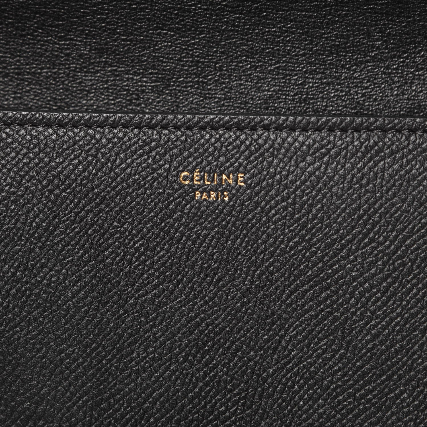 Celine Baby Grained Calfskin Medium Symmetrical Bag Black 8 of 11