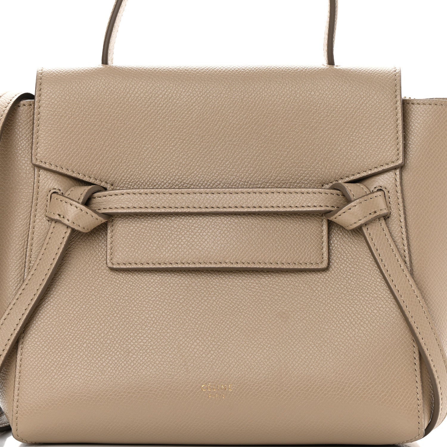 Celine Grained Calfskin Nano Belt Bag Light Taupe 8 of 12
