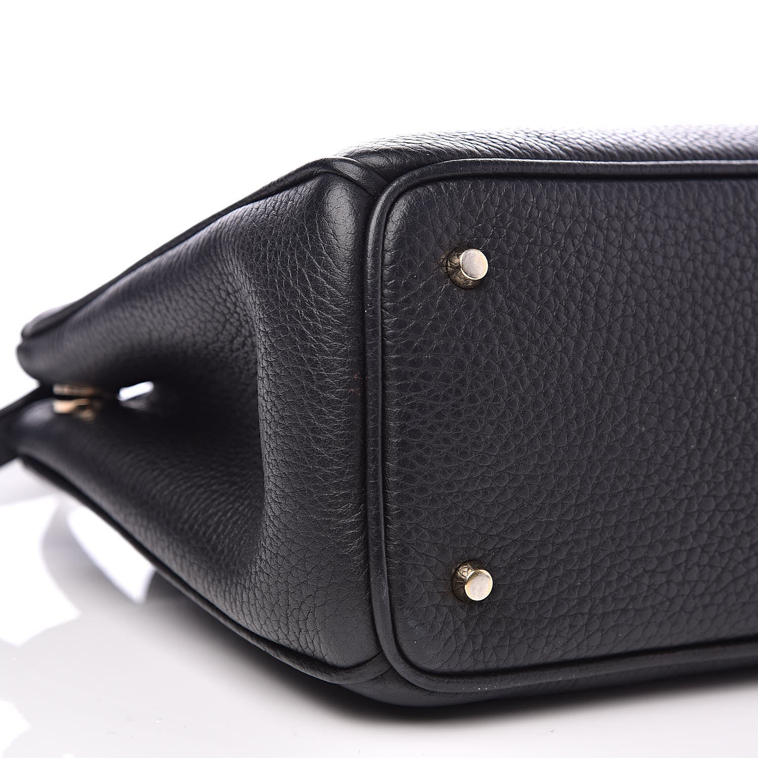 Christian Dior Bullcalf Mini Diorissimo Tote Black Rose Indien 8 of 9