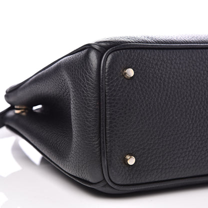 Christian Dior Bullcalf Mini Diorissimo Tote Black Rose Indien 8 of 9