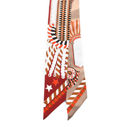 Hermes Silk Epaulettes De Gala Twilly 2 of 4