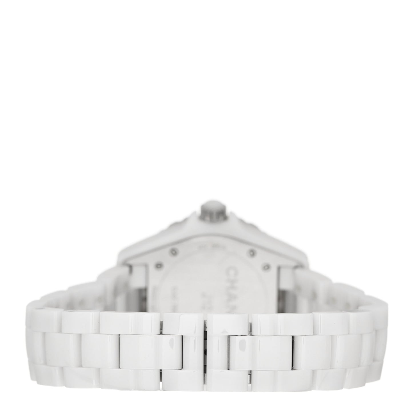 Stainless Steel Ceramic Diamond 38mm J12 Automatic Watch White