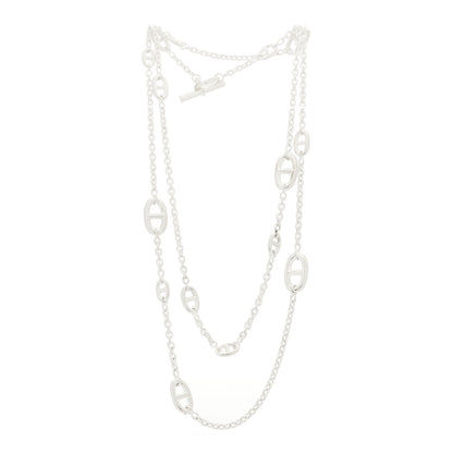 Hermes Sterling Silver Farandole Necklace 120 3 of 6