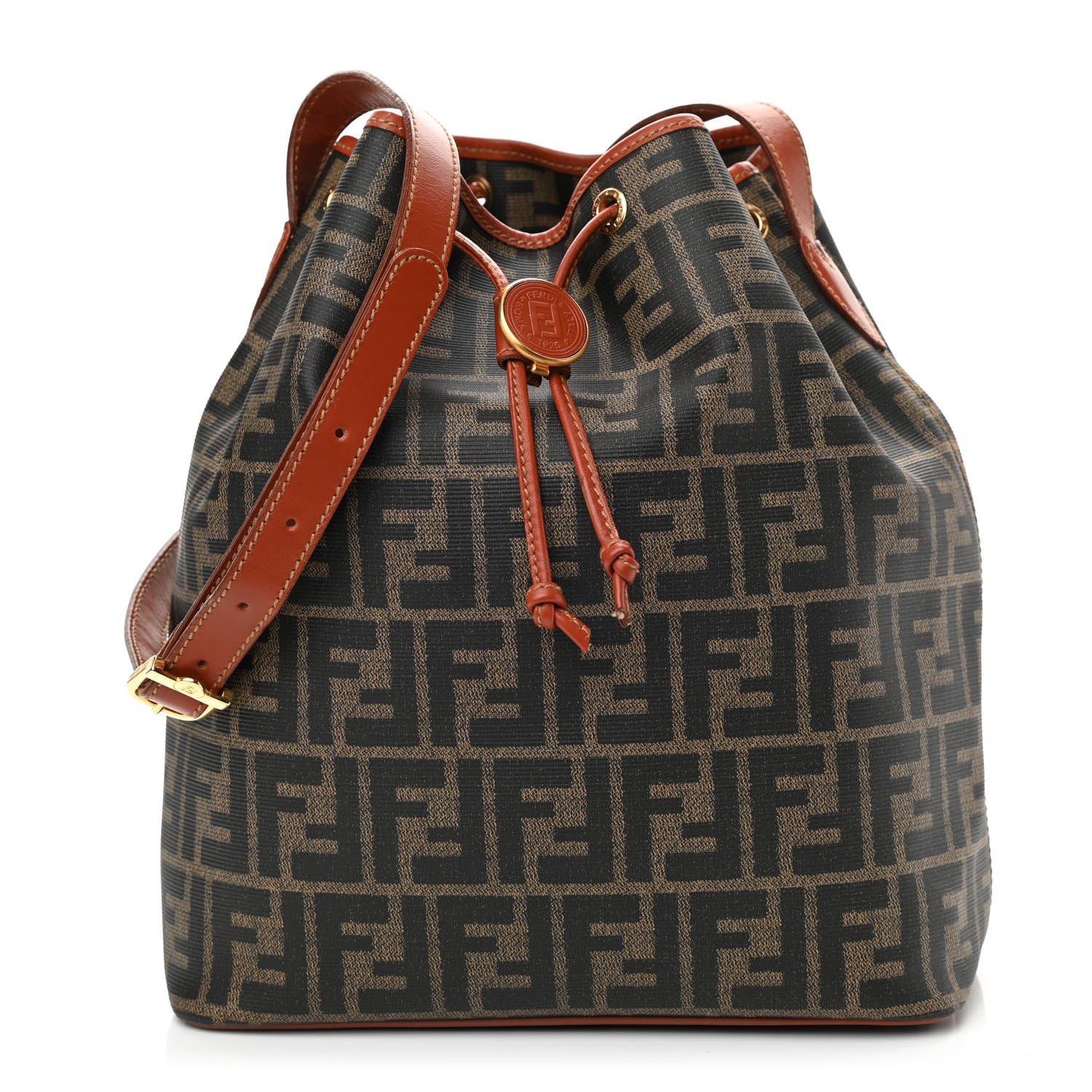 Fendi Zucca Bucket Bag Tobacco 1 of 11