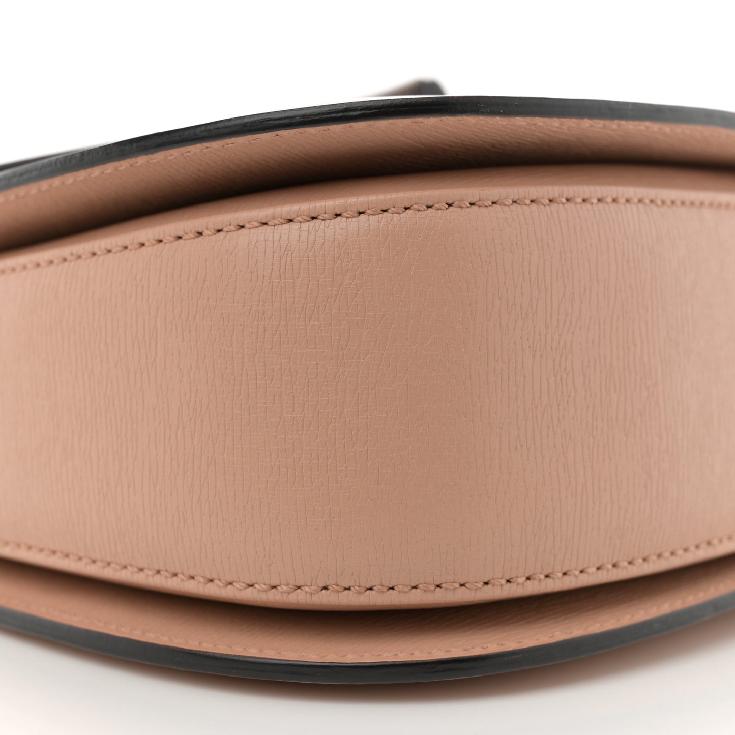 Shangai Calfskin Small Classic Bamboo Top Handle Bag Pink Apricot