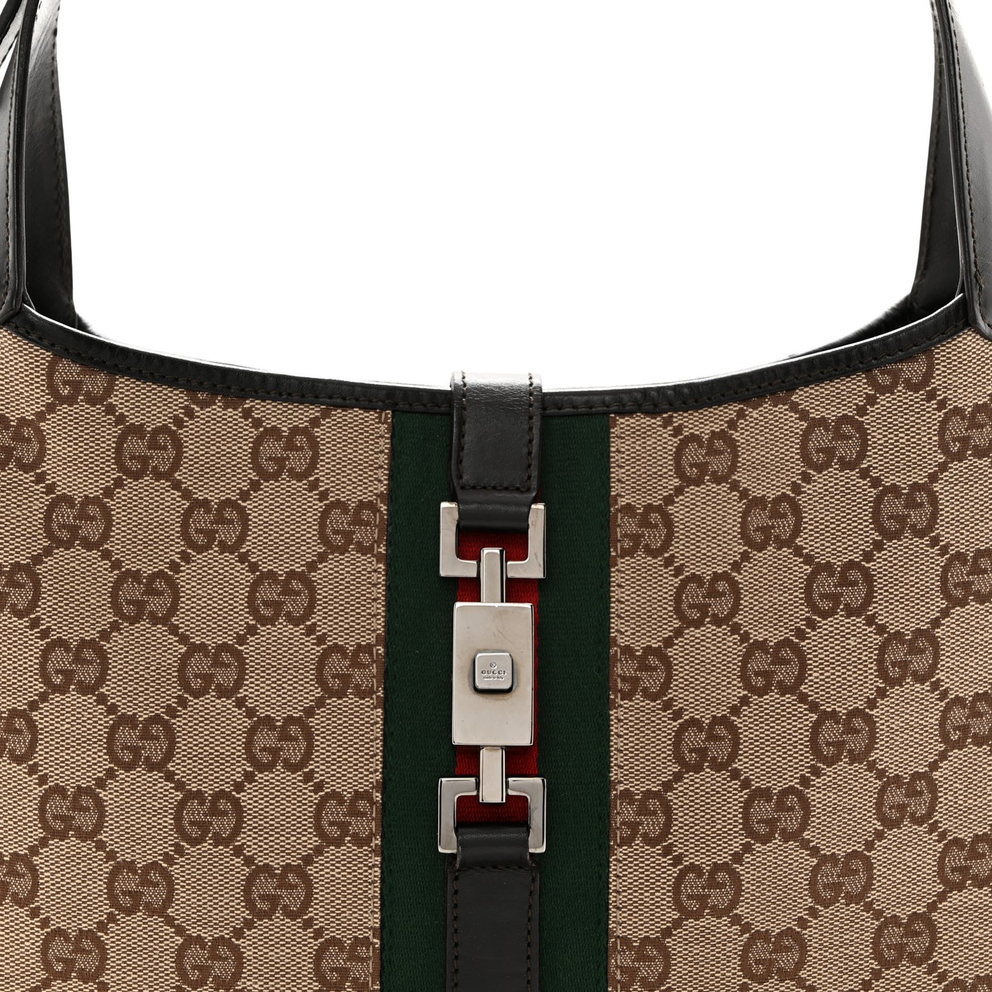 Monogram Web Jackie O Hobo Dark Brown