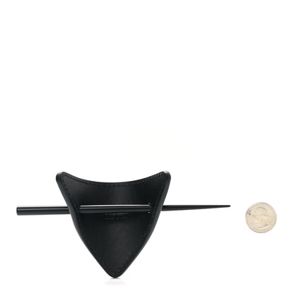 Prada City Calfskin Hair Clip Black 2 of 4