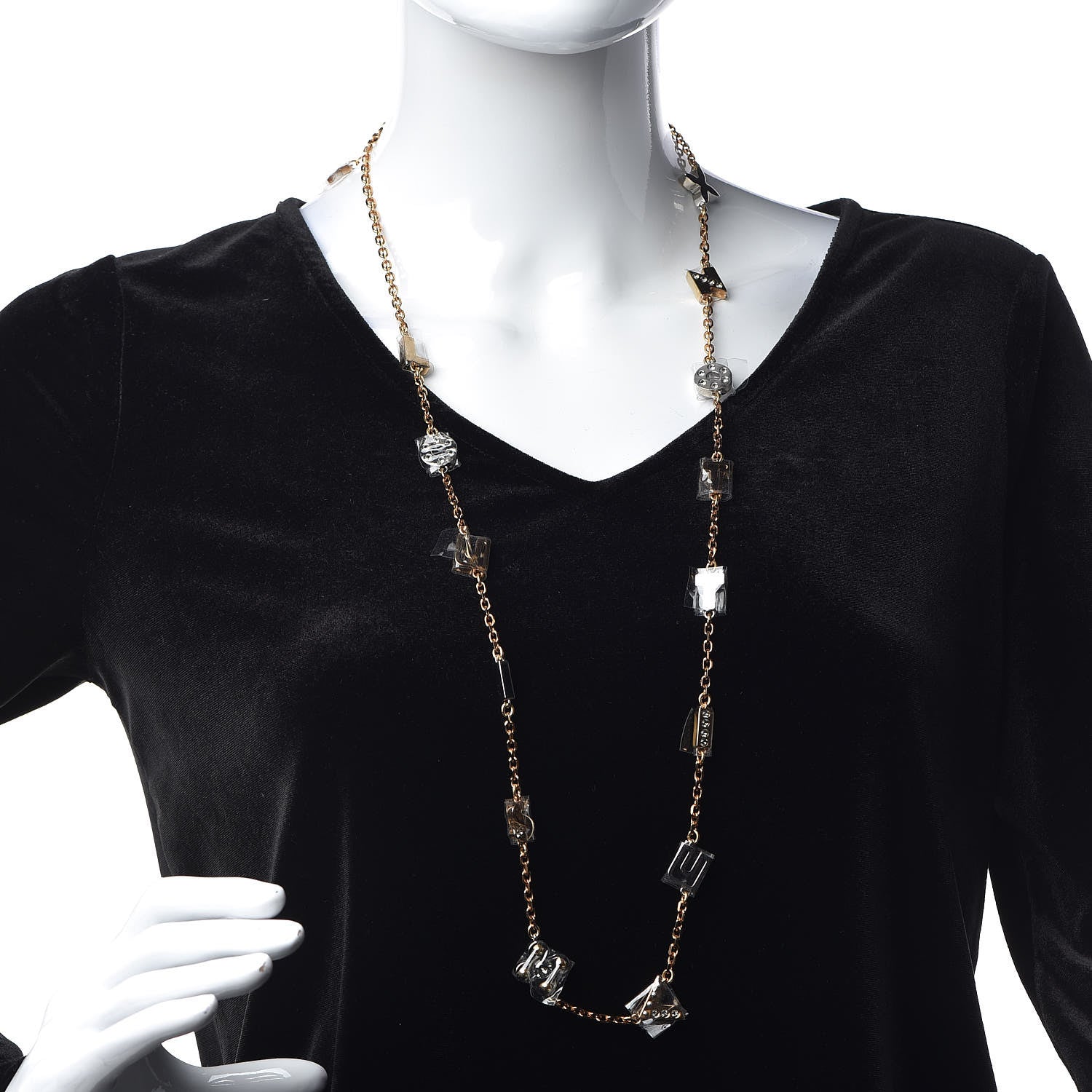 Louis Vuitton Love Letters Timeless Long Necklace 2 of 6