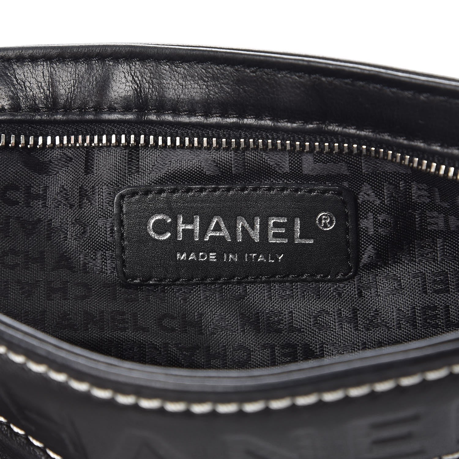 Chanel Lambskin Lax Pochette Black 6 of 7
