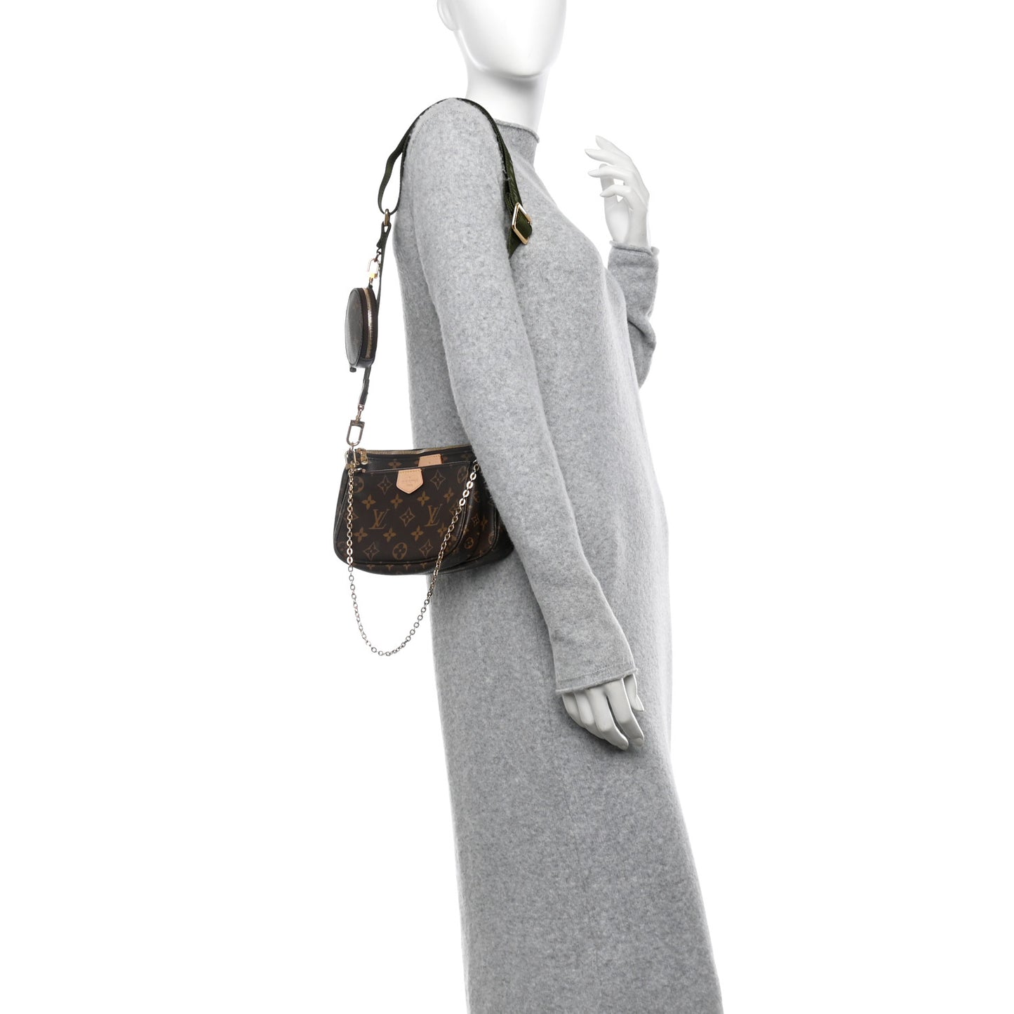 Monogram Multi Pochette Accessories Kaki