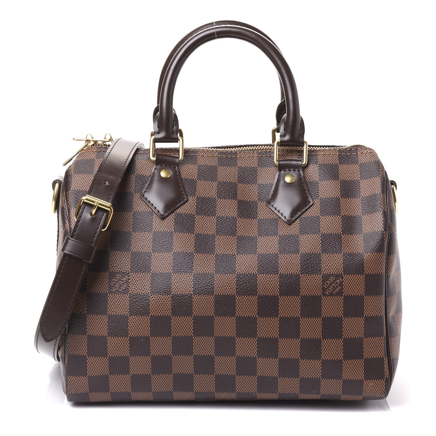 Louis Vuitton Damier Ebene Speedy Bandouliere 25 1 of 10