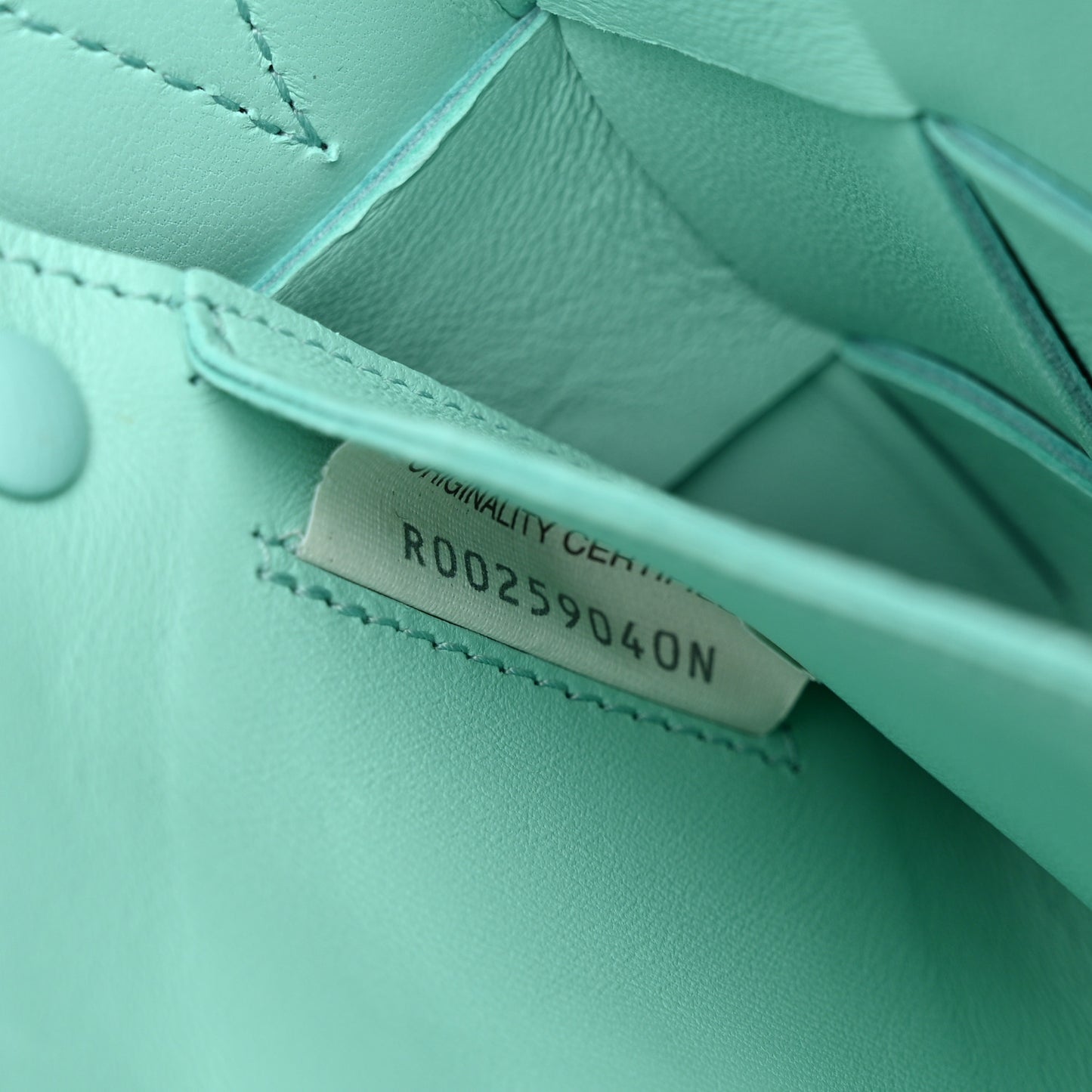 Lambskin Maxi Intrecciato Small Cassette Crossbody Bag Celadon