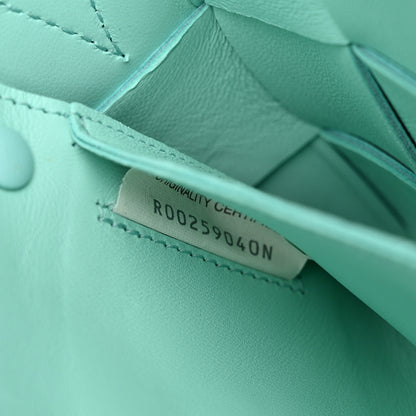 Bottega Veneta Lambskin Maxi Intrecciato Small Cassette Crossbody Bag Celadon 7 of 10